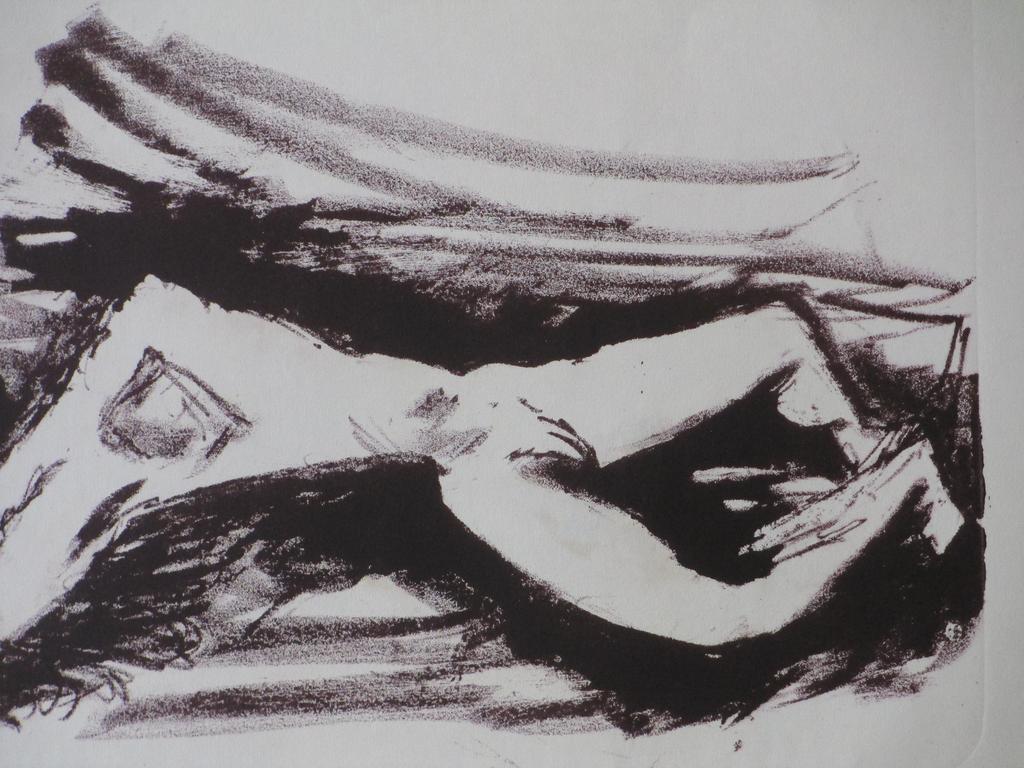 Wally Elenbaas, Liggend naakt, Ets kopen? Bied vanaf 1!