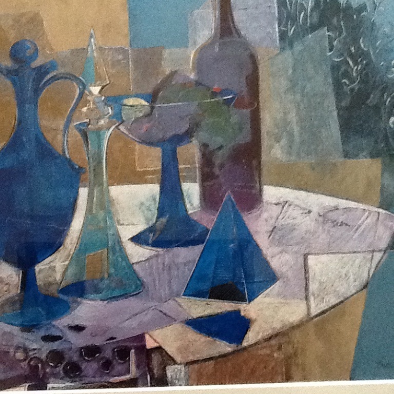 Isa van der Zee, abstract, gesigneerd ,stilleven kopen? Bied vanaf 1!