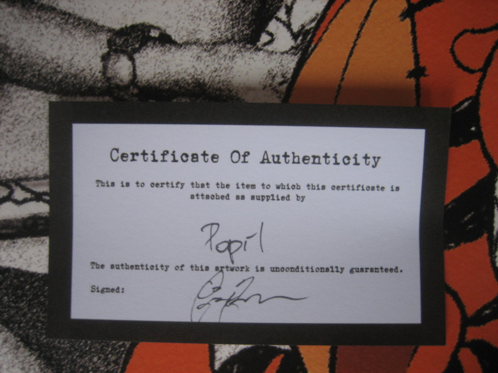 Popit Limited Ed Signed Graffiti painting Art Print  kopen? Bied vanaf 1!