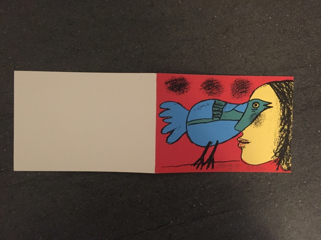 CORNEILLE EA zeefdruk  kerst en oud en nieuw kaart uniek ! CoBrA kopen? Bied vanaf 1!