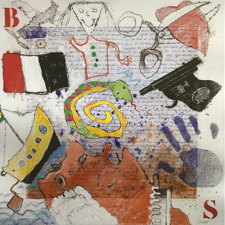 Christian Silvain - Lot van 2 gesigneerde zeefdrukken - ingelijst - oplage 100 kopen? Bied vanaf 145!