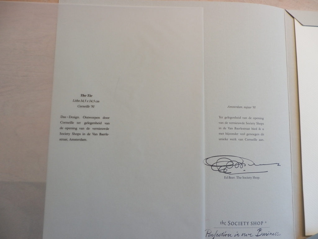 CORNEILLE   Litho TIE uit 1991 kopen? Bied vanaf 1!