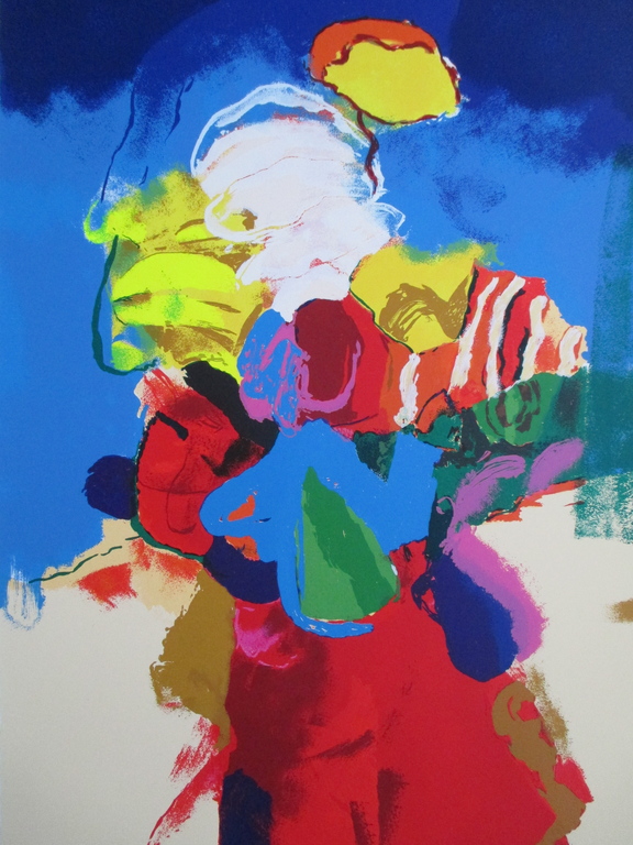 LAATSTE KEER!Henk van Vessem, zeefdruk 1996, perfecte staat kopen? Bied vanaf 30!