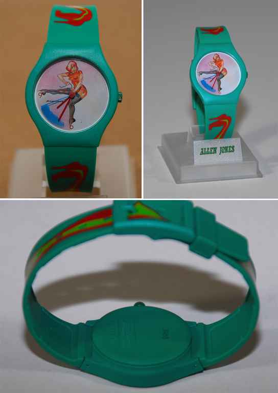 Allen Jones 'Play the time' - kunsthorloge, 1991/1992 verkocht voor € 35!