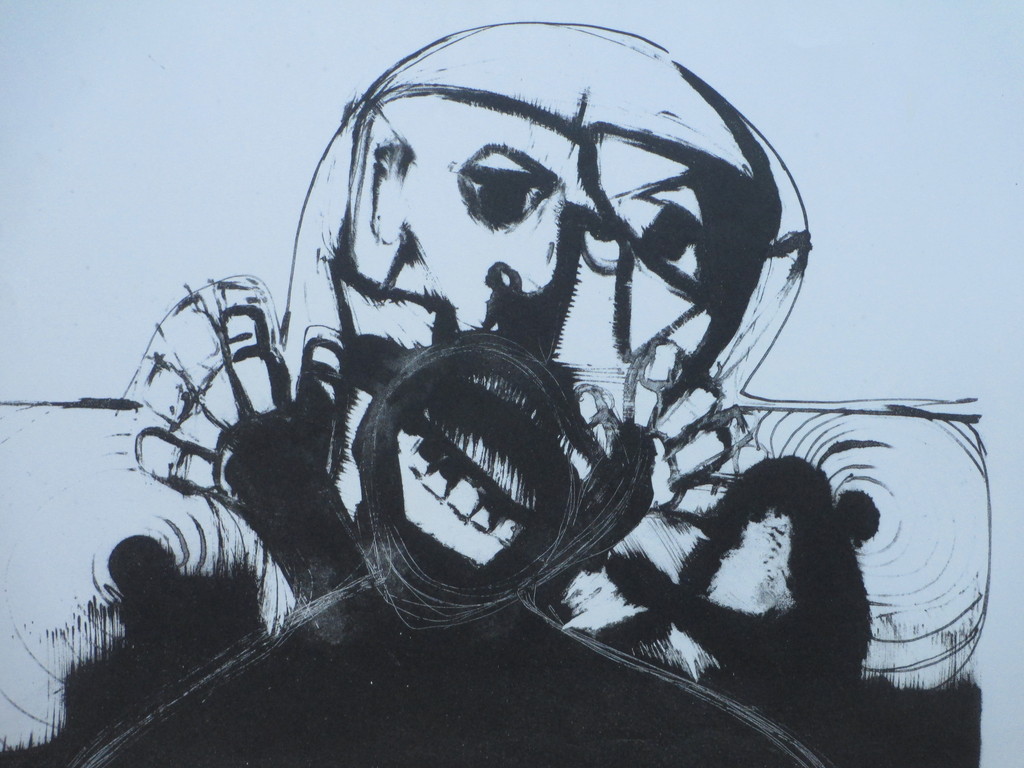 Jan Stolk, Drenkeling, Litho 1967 kopen? Bied vanaf 30!