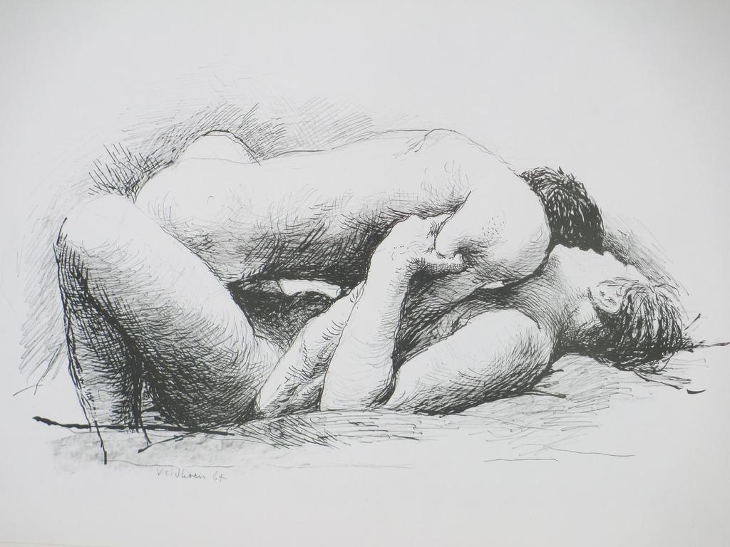 Aat Veldhoen, Liefdespaar, Rotaprint 1964 kopen? Bied vanaf 60!