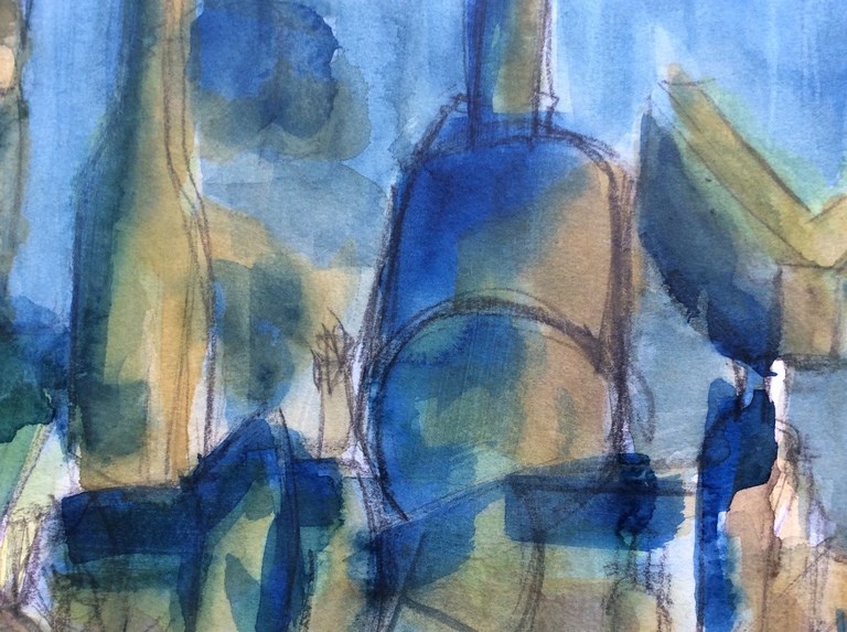 Aquarel  - onbekende kunstenaar, gesigneerd kopen? Bied vanaf 35!