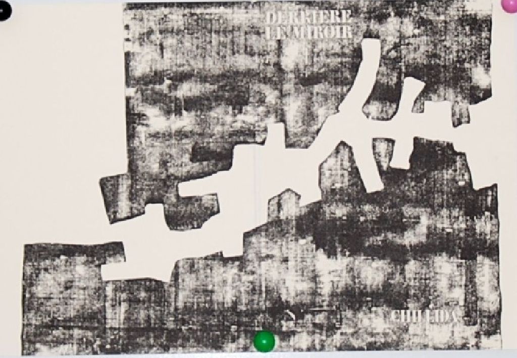 Eduardo Chillida: Derriere le Miroir No. 174 uit 1968. verkocht voor € 80!