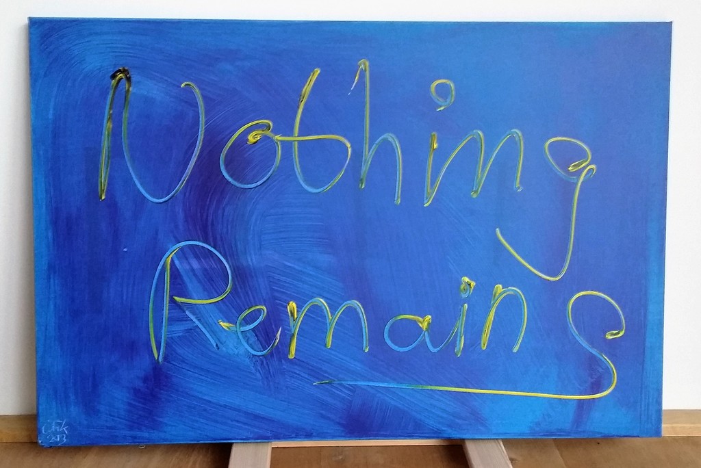 David Tak - acryl op linnen - Nothing Remains II kopen? Bied vanaf 1!