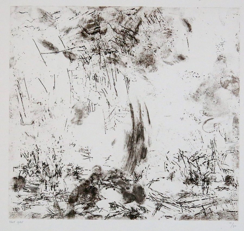 Wilfred Voet: Ets, Landschap kopen? Bied vanaf 1!