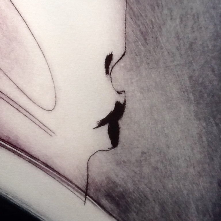 Dana Andreev, ingekleurde ets, Temptation, gesigneerd kopen? Bied vanaf 65!