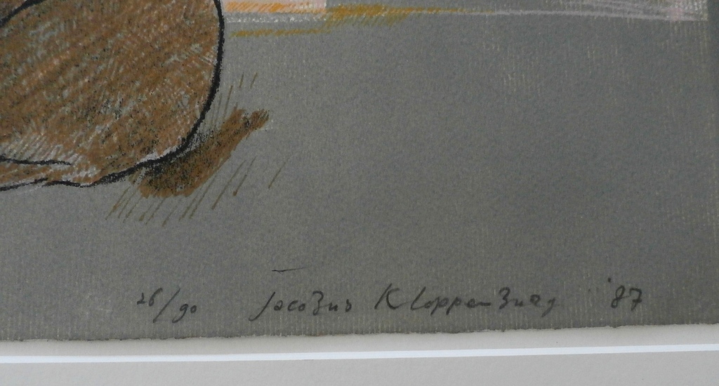 Jacobus Kloppenburg: Litho: Hazen - 1987 kopen? Bied vanaf 70!