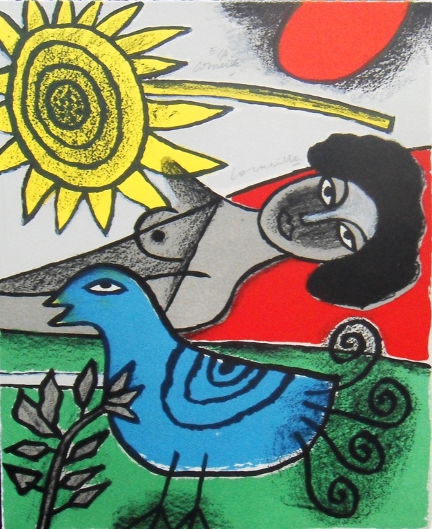 Corneille: naakt in grijs,vogel en zon kopen? Bied vanaf 1!