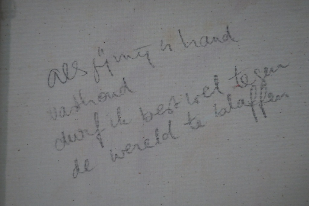 Franca Muller Jabusch: Olieverf op doek, Als jij mijn hand vasthoud  kopen? Bied vanaf 100!