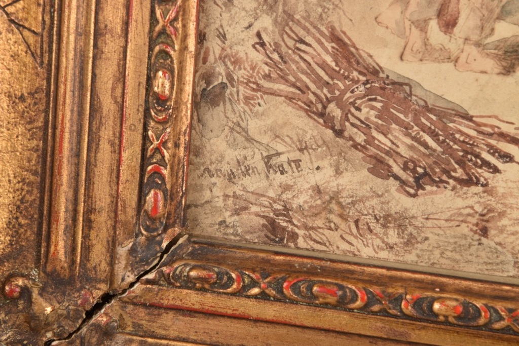 Mari ten Kate: aquarel, kinderen en schilder aan het werk kopen? Bied vanaf 450!