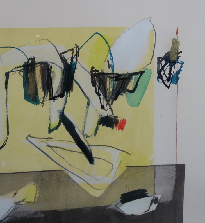 Pieter Vermeulen: Gemengde techniek, Z.T. - Ingelijst kopen? Bied vanaf 80!