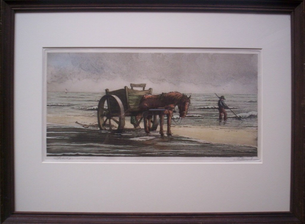 A.van Hemert.1883-1944.Schelpenvisser.  verkocht voor € 85!