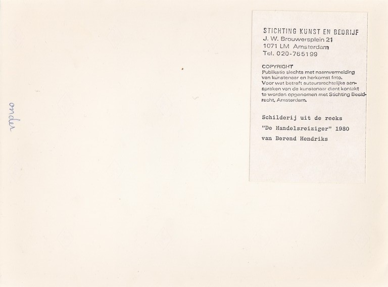 Berend Hendriks: Onbekende Fotograaf, Foto, De Handelsreiziger kopen? Bied vanaf 1!