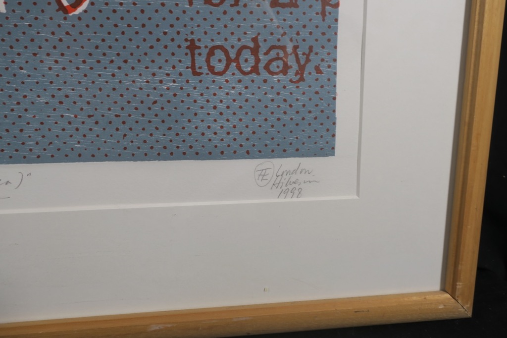 Angelo Evelyn: Houtsnede en Litho, Keys to global warming - Ingelijst (Groot!) kopen? Bied vanaf 1!