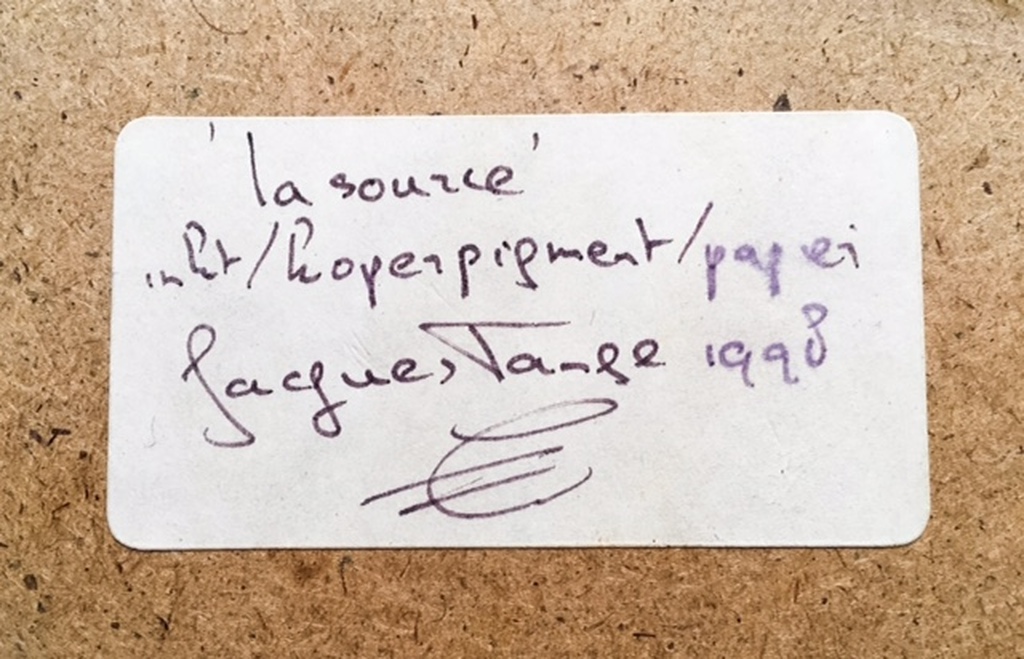 Jacque Tange, aquarel, La source kopen? Bied vanaf 250!