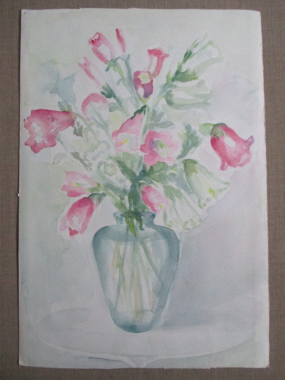 Tweezijdige aquarel, onbekende kunstenaar kopen? Bied vanaf 1!