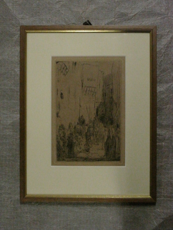 Marius Bauer 1867-1932 ets "feestelijke intocht" ca. 1910 in plaat gesign. kopen? Bied vanaf 1!