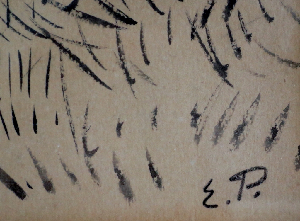 Edith Pijpers (1886-1963) - Inkt/aquarel Liggende koeien kopen? Bied vanaf 65!