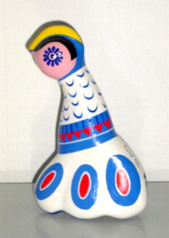 CORNEILLE, handgesigneerd kunsthars beeld 'Oiseau Seduction' verkocht voor € 65!