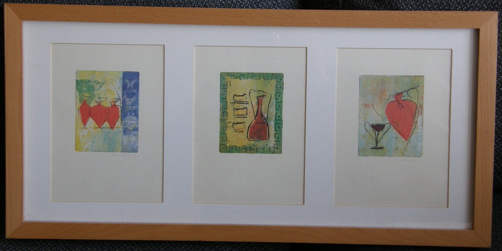 Lia van Leeuwen: leuke drieluik, potloodgesigneerd kopen? Bied vanaf 20!