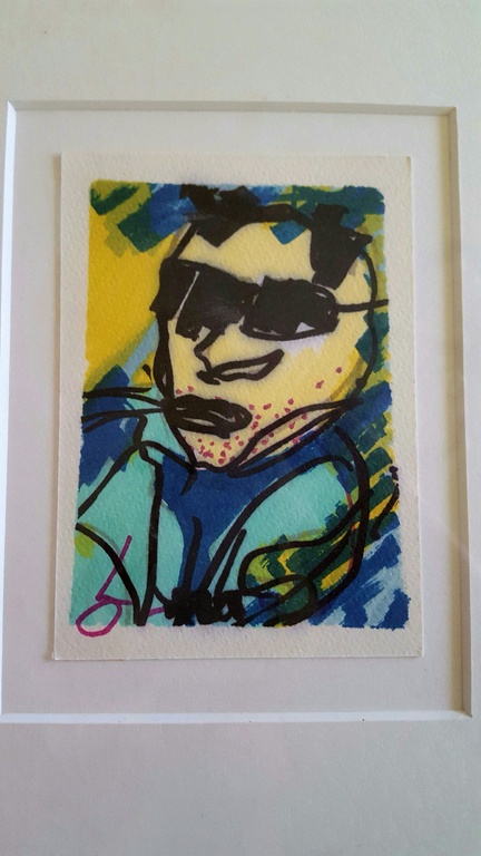 Herman Brood, stifttekening verkocht voor € 160!