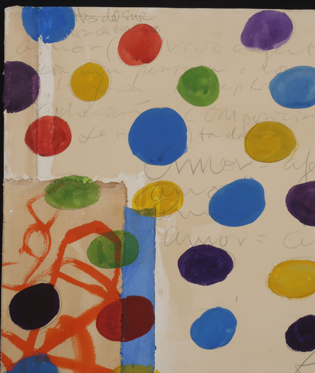 Raimundo Figueroa: Gemengde techniek op papier op canvas, Z.T. kopen? Bied vanaf 70!