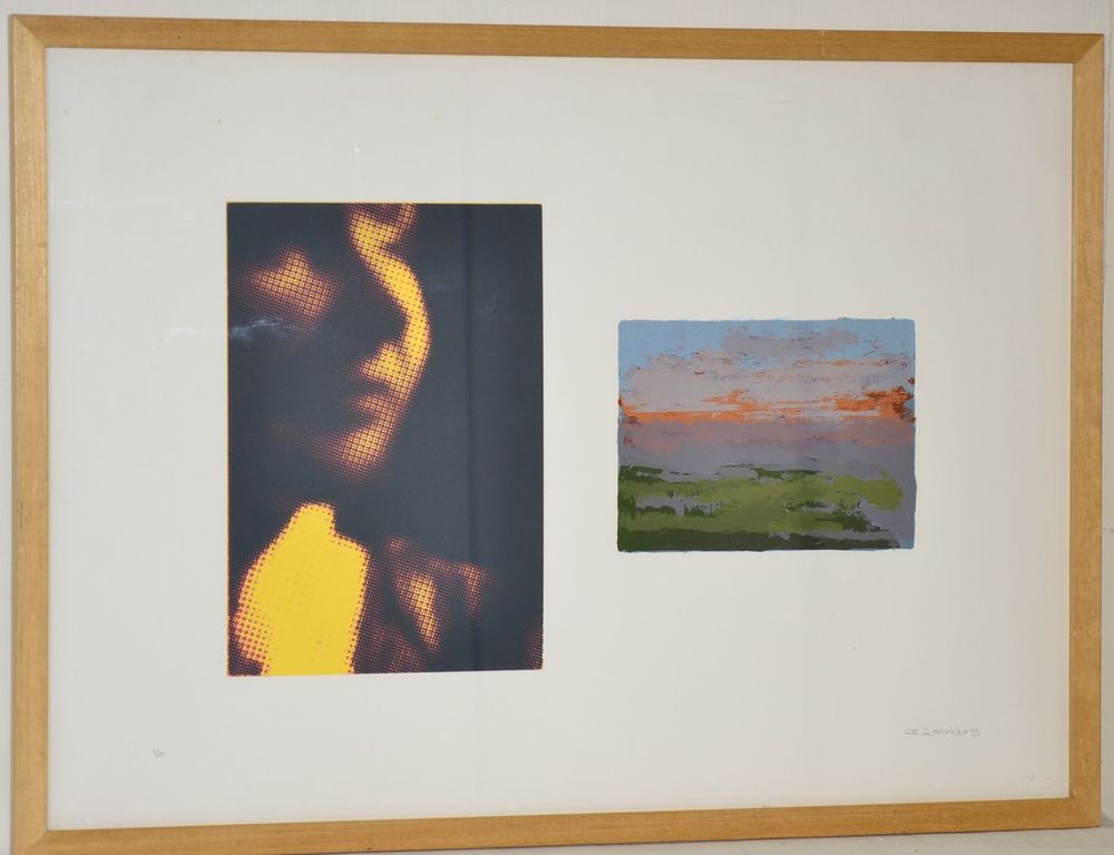 Bert Loerakker: Zeefdruk. Portret & Landschap verkocht voor € 45!