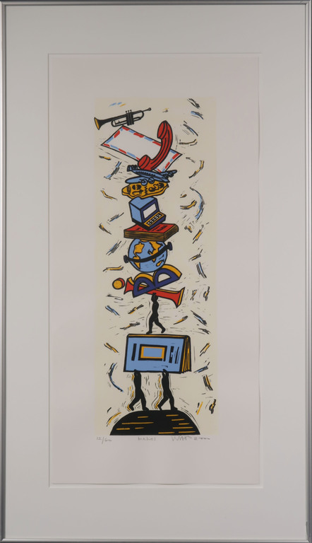 Hans Wap: Lino, Babel - Ingelijst kopen? Bied vanaf 20!