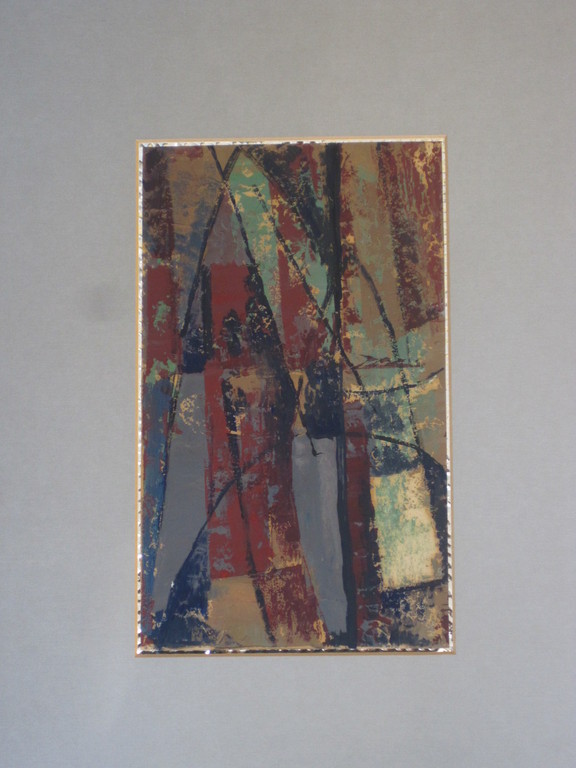 R.Franquinet 1915-1979 - abstracte compositie 1970 olieverf  kopen? Bied vanaf 1!