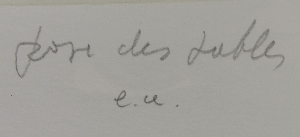René Mels (1909-1977), carborundum-ets, ''Rose des tables" kopen? Bied vanaf 30!