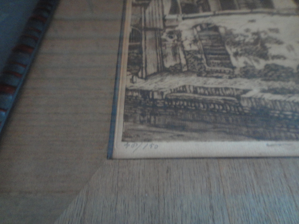 Cornelis Brandenburg - ets - Oudegracht te Utrecht LAATSTE KANS kopen? Bied vanaf 40!