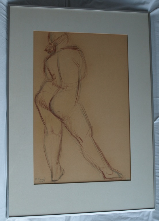 Charlotte van Pallandt : Tekening â�� Truus â�� gesigneerd & ingelijst â�� 1958 kopen? Bied vanaf 700!