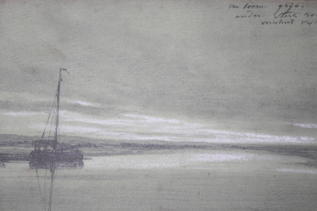 G L KIERS 1838 - 1916 - boot in de polder kopen? Bied vanaf 40!