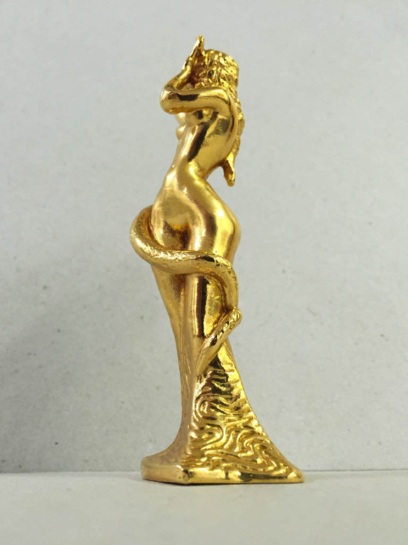 Ernst Fuchs, ‘Frau Lot’, metalen sculptuur verguld, 2014  kopen? Bied vanaf 129!