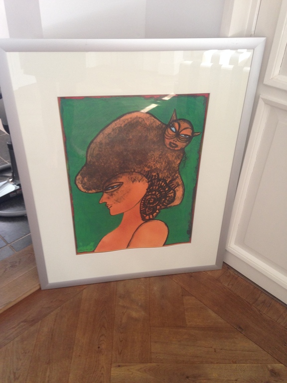 Gelimiteerde, genummerde litho Corneille 'La Femme II' kopen? Bied vanaf 750!