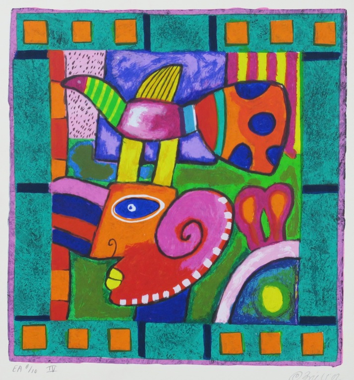 Clemens Briels: Zeefdruk, Zonder titel kopen? Bied vanaf 40!