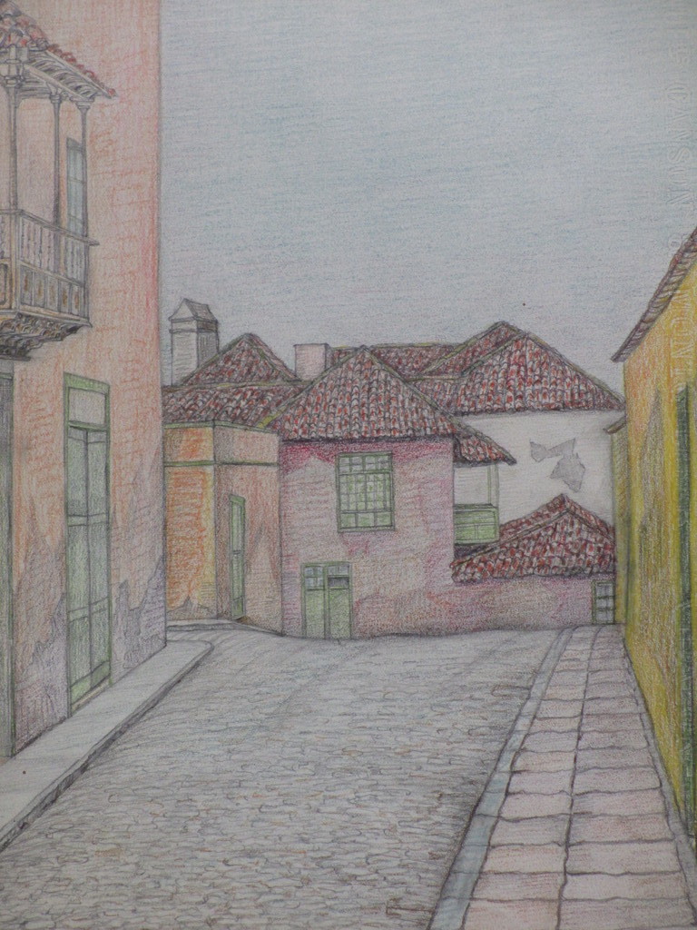 Antoinette van Hoytema, Orotava Tenerife, Gemengde techniek 1920 kopen? Bied vanaf 1!