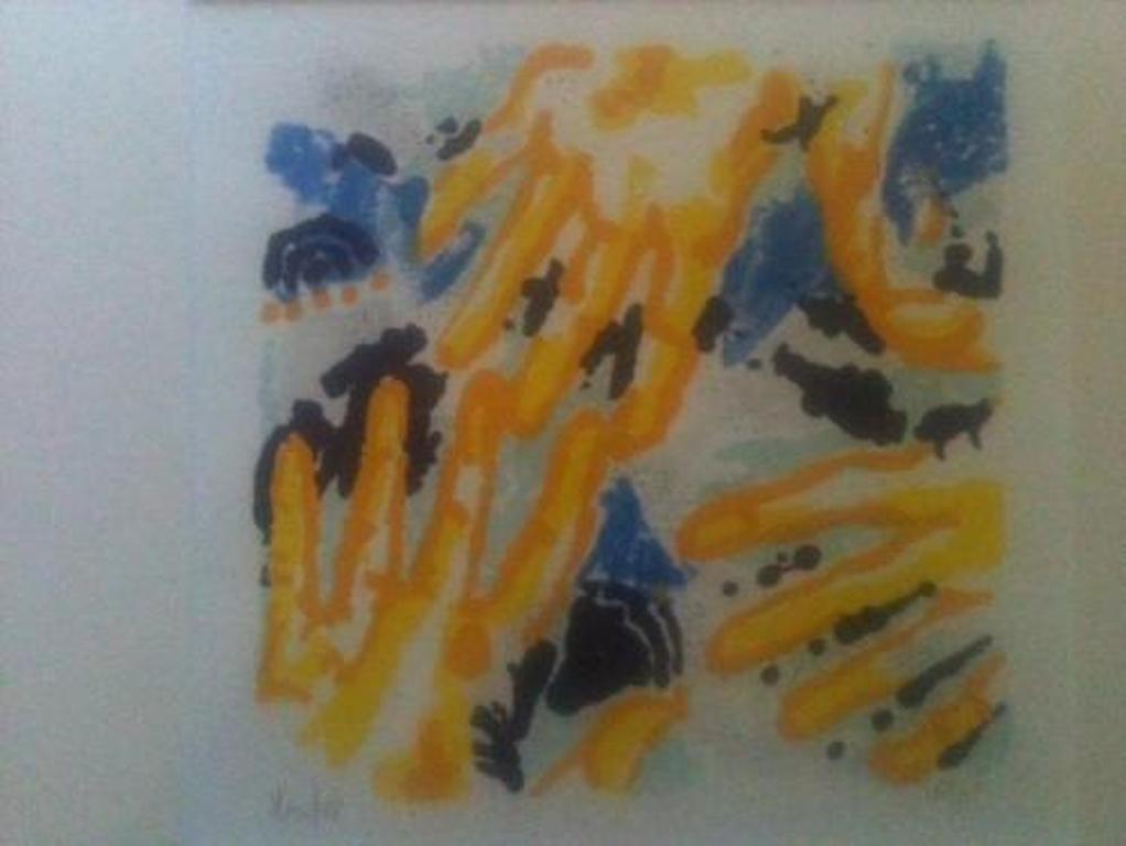 Victor Hasch, kleurrijk en bijzonder zeldzame zeefdruk (handgesigneerd) kopen? Bied vanaf 1!