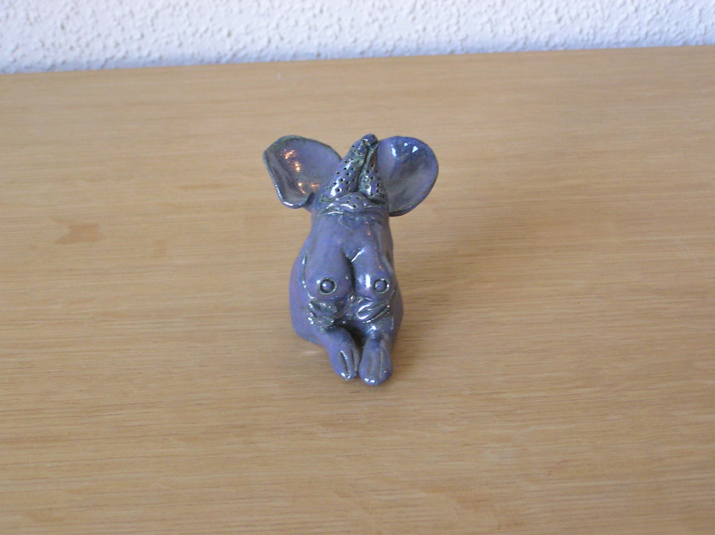 Jan Saarloos - Kunstkeramieken figuur van een muis en een kat kopen? Bied vanaf 25!