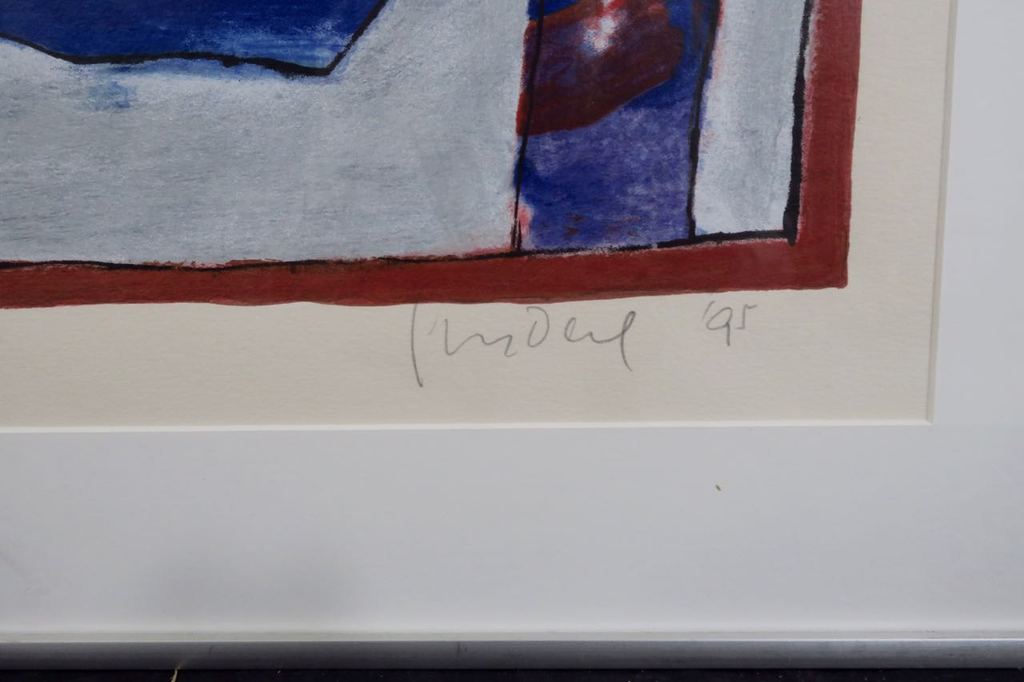 Geert Vrijdag: Zeefdruk, Zonder titel I - Ingelijst kopen? Bied vanaf 35!