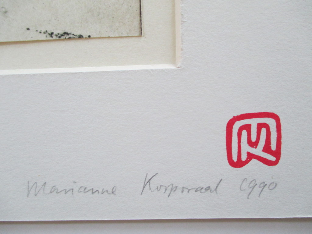 Marianne Korporaal, ets Satori Soractis 3a, 1990  kopen? Bied vanaf 1!