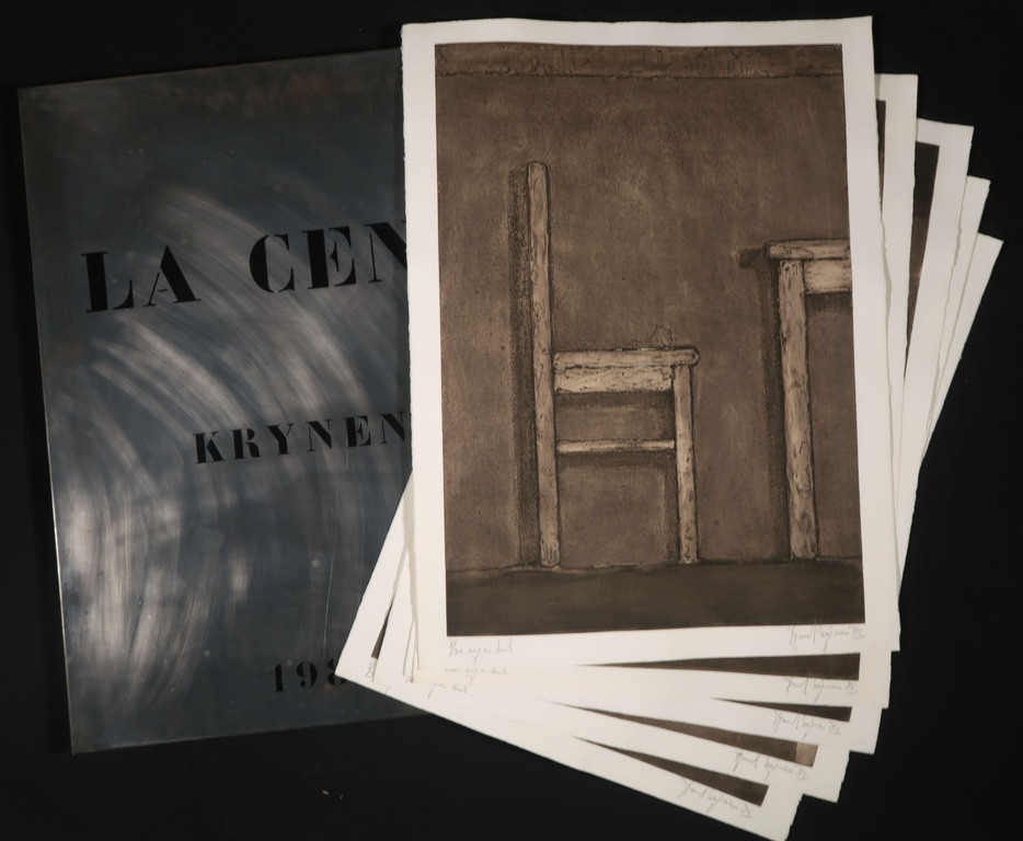 Ruud Krijnen: Portfolio met 5 Etsen, La Cena verkocht voor € 150!