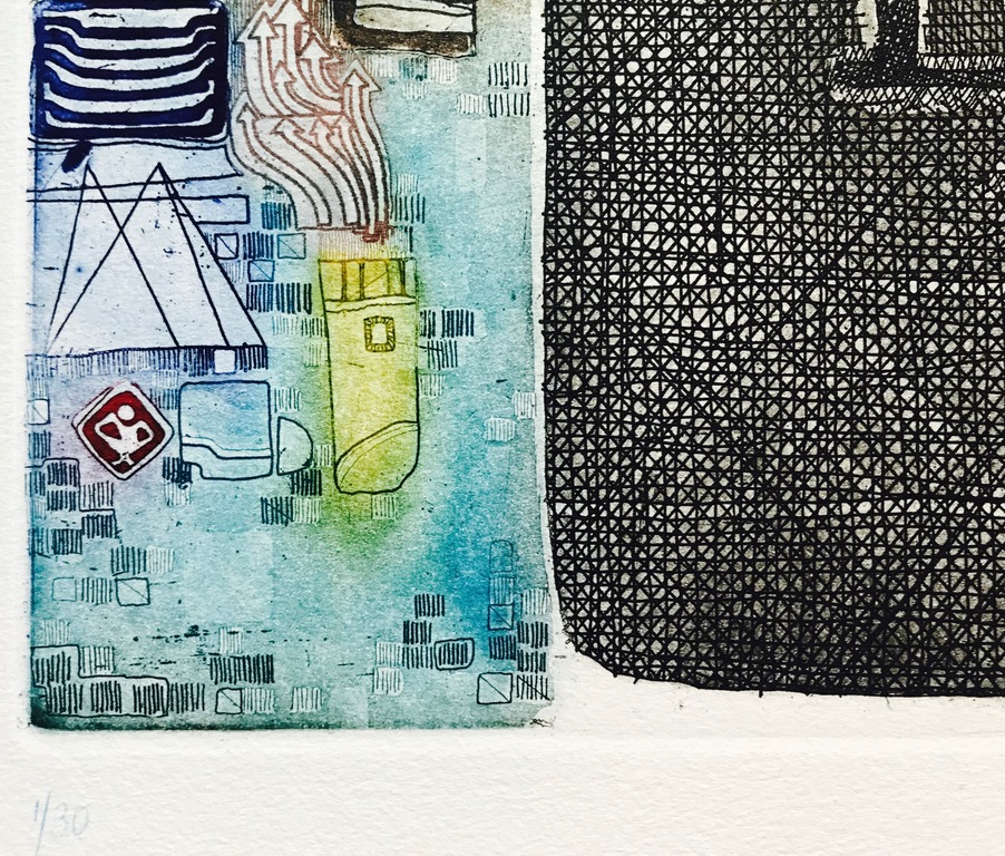 Onbekend kunstenaar - Gesigneerde ets - oplage 30 ex. - 1984 kopen? Bied vanaf 45!