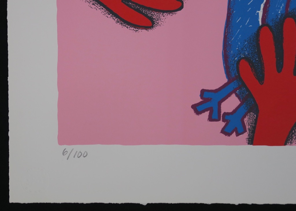 Corneille: Zeefdruk, L'oiseau protege kopen? Bied vanaf 70!