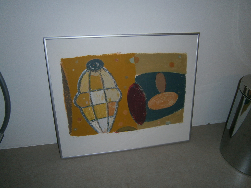 piet warffemius zeefdruk globe verkocht voor € 100!